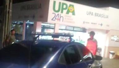 Imagem referente a Cenas mostram tensão de quem levou vítima baleada até a UPA