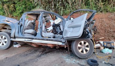 Acidente grave na BR-282 em Chapecó deixa três mortos e cinco feridos Imagem referente a Acidente grave na BR-282 em Chapecó deixa três mortos e cinco feridos