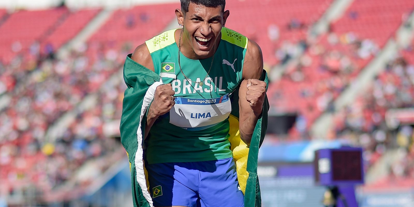 Matheus Lima fecha Mundial Indoor em sétimo nos 400m na Polônia Imagem referente a Matheus Lima fecha Mundial Indoor em sétimo nos 400m na Polônia