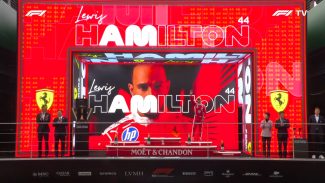 Hamilton celebra seu 1º pódio na Ferrari: 'Uma das corridas mais divertidas que já fiz'