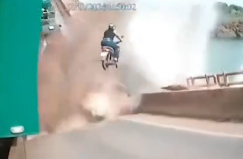 Quem era a motociclista que voou de Biz na queda da ponte sobre o Rio Tocantins