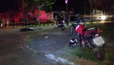 Imagem referente a Kaynã foi perseguido, alvo de tiros enquanto fugia de moto e executado ao cair no chão