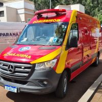 Imagem referente a Motociclista é socorrido pelo Siate após colisão traseira na Rua Europa