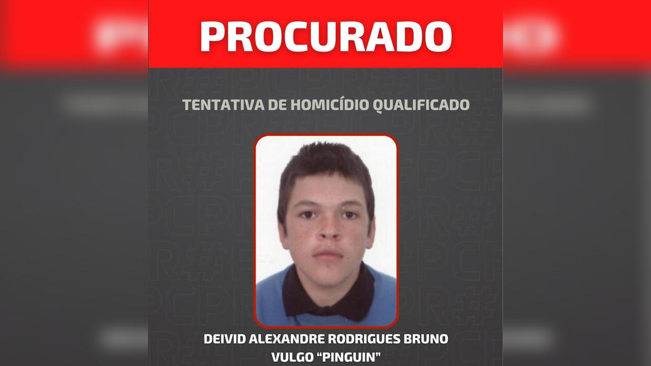 PCPR divulga foto de foragido por tentativa de homicídio em São José dos Pinhais PCPR divulga foto de foragido por tentativa de homicídio em São José dos Pinhais