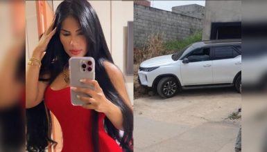 Mulher é morta a tiros dentro de SUV de luxo Imagem referente a Mulher é morta a tiros dentro de SUV de luxo