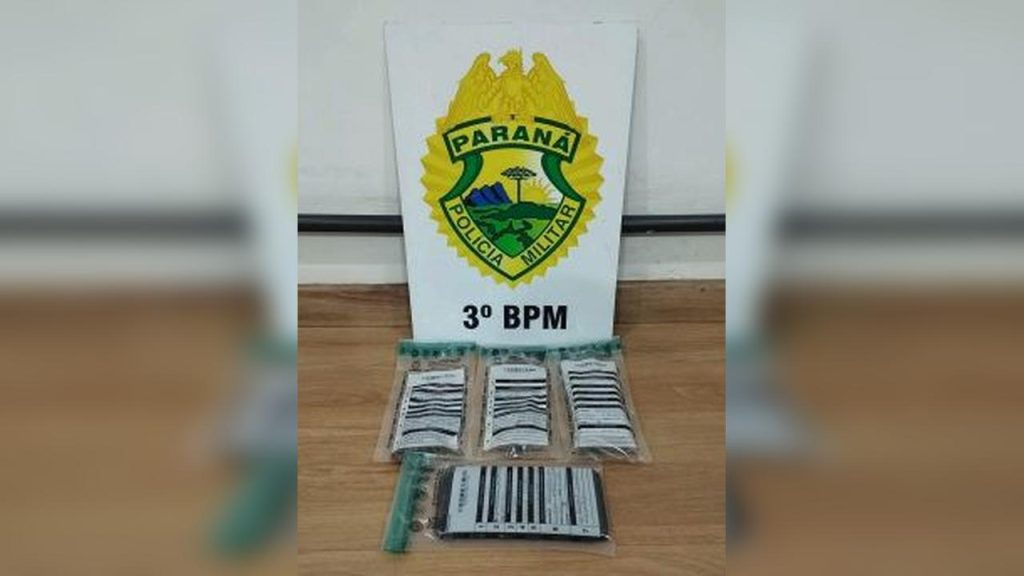 Polícia Militar apreende maconha e munições durante ação em Chopinzinho