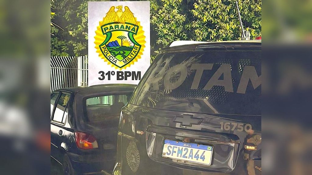 ROTAM recupera veículo furtado deixado em oficina em Assis Chateaubriand