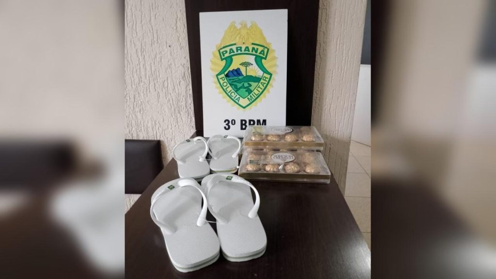 Homem é preso após furtar chinelos e chocolates em supermercado de Pato Branco