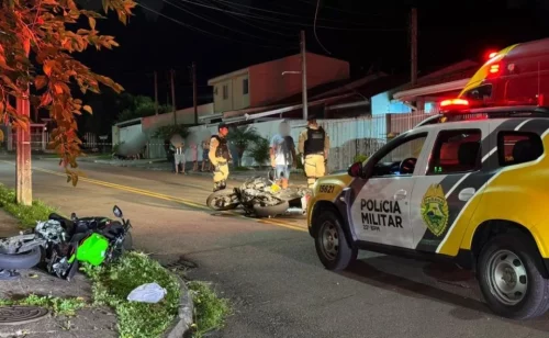Perseguição policial em Curitiba termina com motociclista detido em Colombo