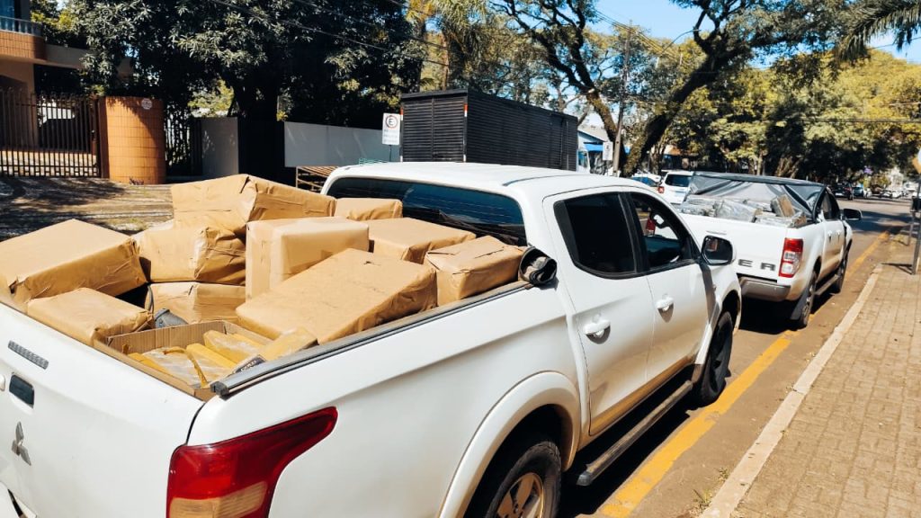 Mais de uma tonelada de drogas é apreendia em ação da PM e PF de Cascavel Mais de uma tonelada de drogas é apreendia em ação da PM e PF de Cascavel