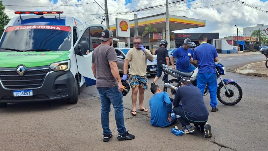 Motociclistas ficam feridos em acidente no São Cristóvão