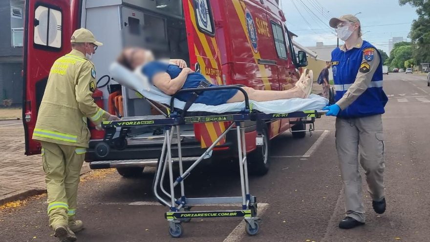 Idosa sofre acidente doméstico na Vila Tolentino