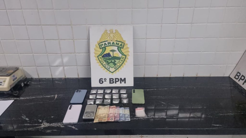 Polícia Militar detém casal suspeito de tráfico de drogas no bairro Periolo