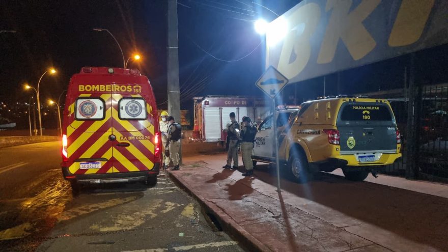 Homem em crise é atendido após mobilização de equipes de segurança em Cascavel