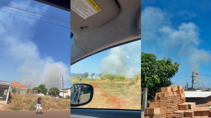Incêndio alerta moradores no 14 de Novembro