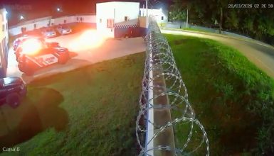 Base da Guarda Municipal no entorno do DF é atacada com coquetéis molotov Imagem referente a Base da Guarda Municipal no entorno do DF é atacada com coquetéis molotov