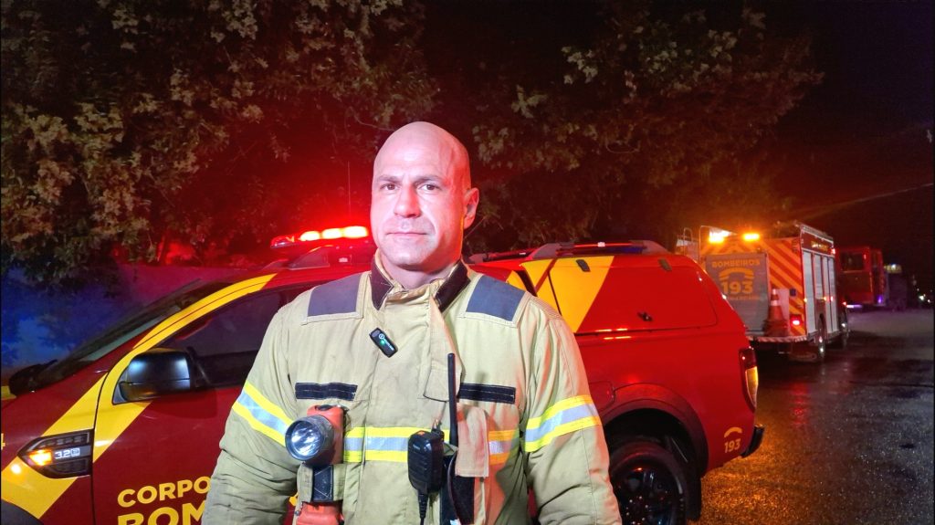 “Atuação rápida evitou que incêndio se alastrasse”, destaca Oficial do Corpo de Bombeiros