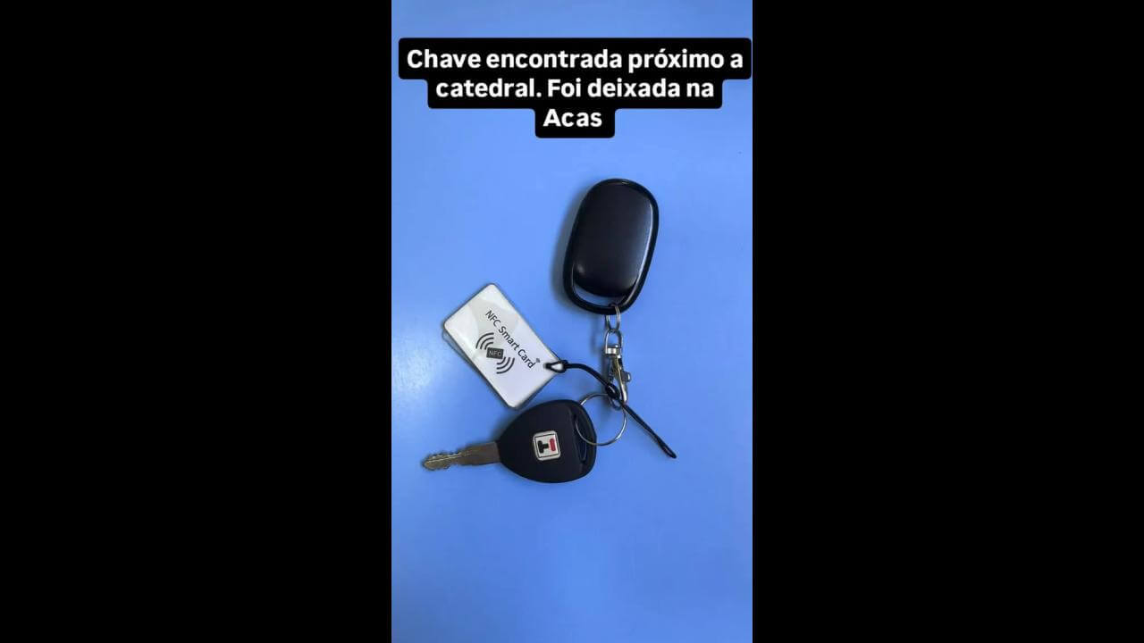 Foi encontrada uma chave no bairro Centro