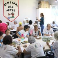 Imagem referente a Terceira idade mostra talento em oficina gratuita no FeliCidade do Idoso