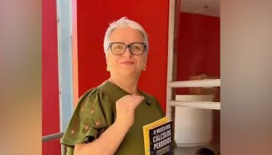 Imagem referente a Professora de Cascavel coloca capivara para ensinar Matemática e lança livro sobre o método