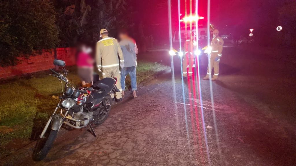 Queda de moto no Brasília mobiliza Siate, PM e Transitar