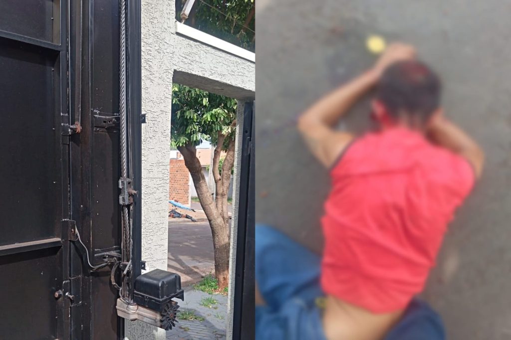 Após pedido de socorro, populares salvam moradora e espancam ladrão Após pedido de socorro, populares salvam moradora e espancam ladrão