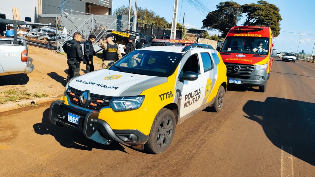 Homem leva facada no pescoço após confusão na rodovia PR-486 Homem leva facada no pescoço após confusão na rodovia PR-486