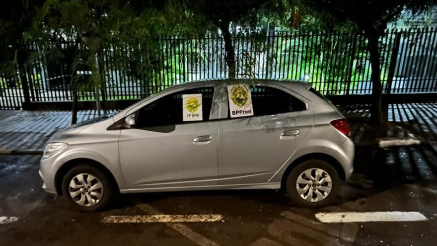 Onix roubado em Cascavel é recuperado em Toledo