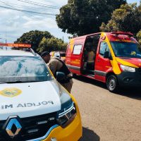 Imagem referente a Com ferimento autoinfligido no abdômen, mulher é socorrida na Rua Veneza