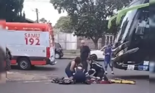 Adolescente de 14 anos morre atropelada por ônibus a caminho da escola em Loanda Imagem referente a Adolescente de 14 anos morre atropelada por ônibus a caminho da escola em Loanda