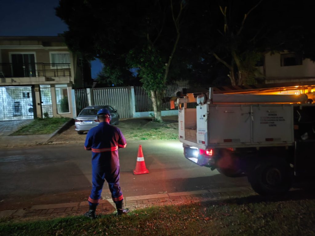 Morador da Rua Flamboyant relata problema de energia após corte de árvores