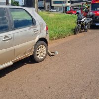 Imagem referente a Duas pessoas ficam feridas em acidente de trânsito na Rua do Cowboy