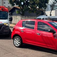 Imagem referente a Acidente entre dois carros mobiliza Samu no Centro