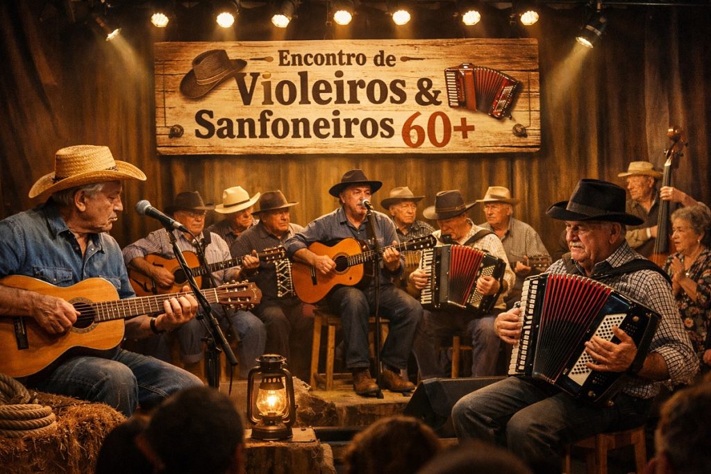 Cascavel abre inscrições para encontro de mestres 60+ da música raiz; ‘Cordas e foles que contam histórias’