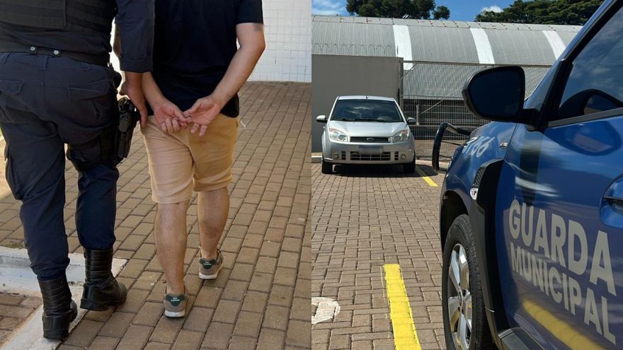 Homem é detido pela GM após se recusar a devolver carro de amiga em Cascavel
