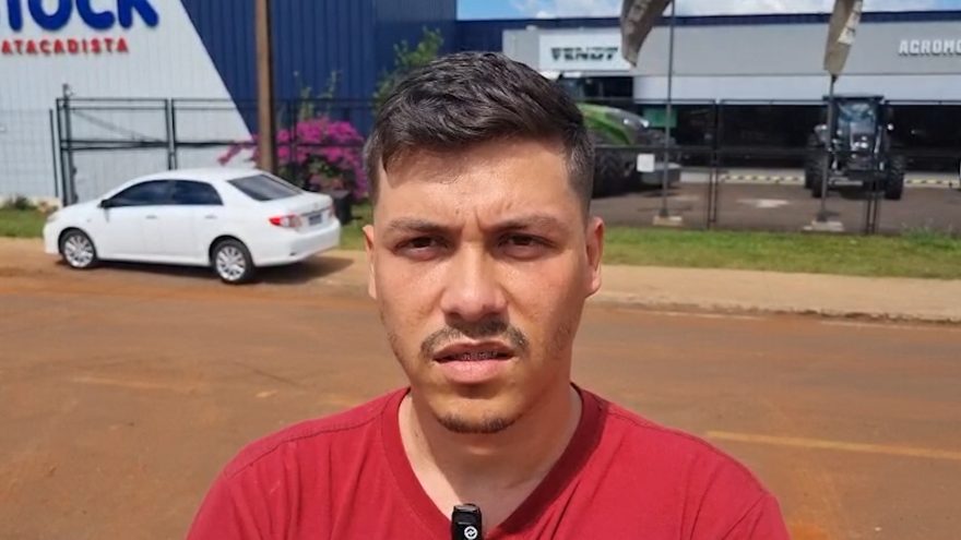 Caminhoneiro relata momento de colisão com Uno na contramão no Trevo da Portal