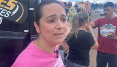 Imagem referente a Família vítima de furto faz desabafo após acidente com Uno no Trevo da Portal em Cascavel