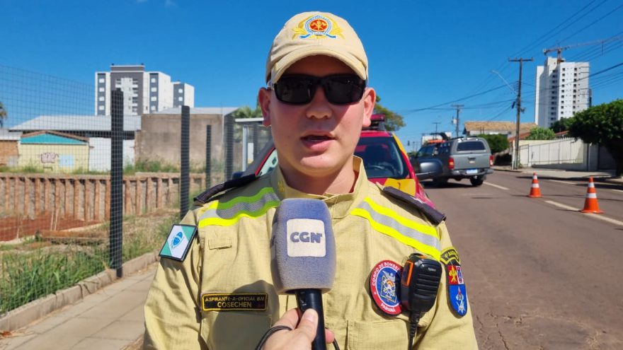 Motociclista sofreu TCE grave após acidente de alta energia no bairro Neva, diz Bombeiros
