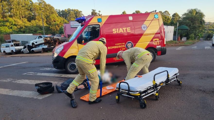 Homem fica ferido em acidente de trânsito no Periolo