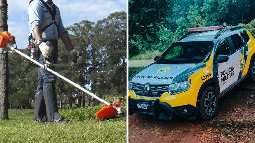 Durante briga, homem usa roçadeira e deixa irmão com lesões graves Imagem referente a Durante briga, homem usa roçadeira e deixa irmão com lesões graves