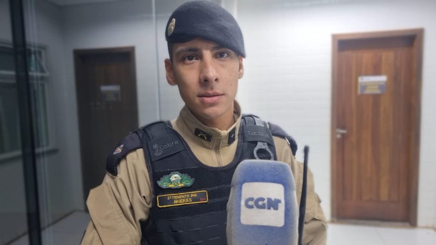 Tenente detalha prisão de suspeitos com fios furtados após acompanhamento desde Corbélia