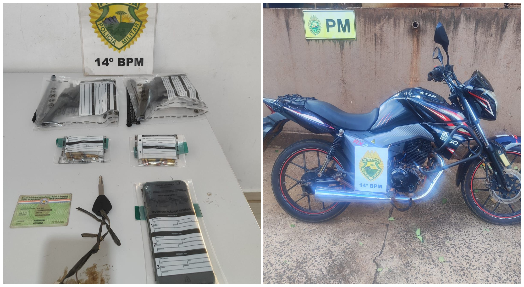 PM prende dois homens armados após tentativa de homicídio contra policial em Foz do Iguaçu Imagem referente a PM prende dois homens armados após tentativa de homicídio contra policial em Foz do Iguaçu
