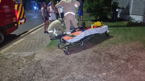 Motociclista fica ferido após colisão de trânsito no Bairro Coqueiral Motociclista fica ferido após colisão de trânsito no Bairro Coqueiral