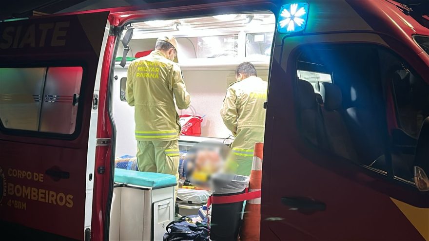 Idoso fica ferido ao sofrer queda em imóvel no Bairro Brasília em Cascavel