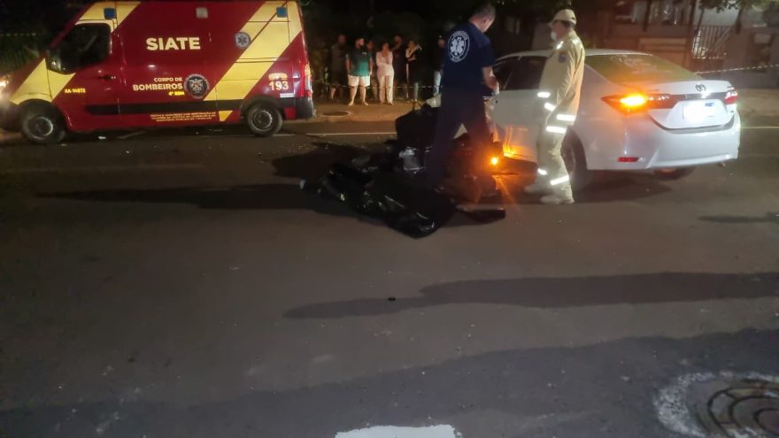 Morte no trânsito de Cascavel: Motociclista morre após grave acidente na Rua Ipanema