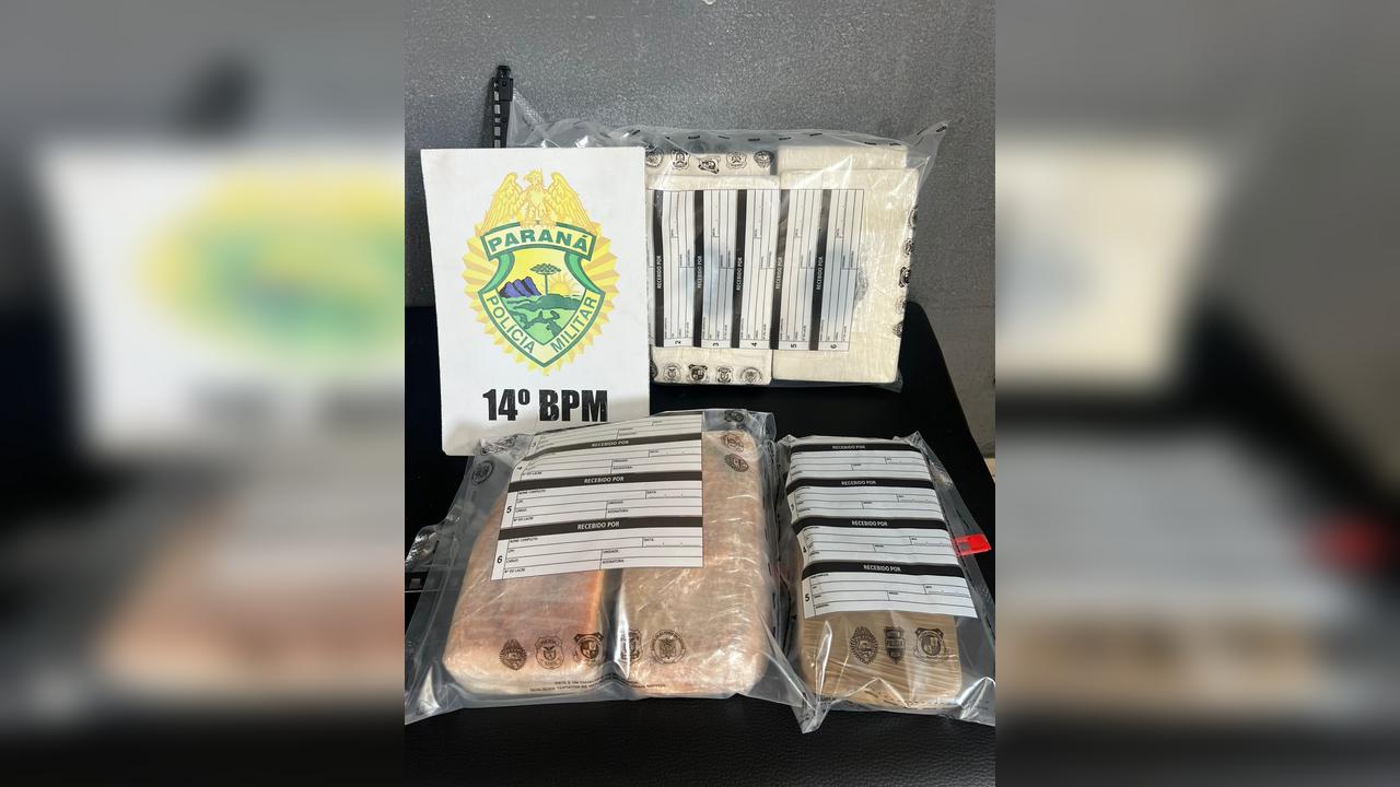 PM localiza mochila com cocaína, crack e maconha na zona rural de São Miguel do Iguaçu Imagem referente a PM localiza mochila com cocaína, crack e maconha na zona rural de São Miguel do Iguaçu