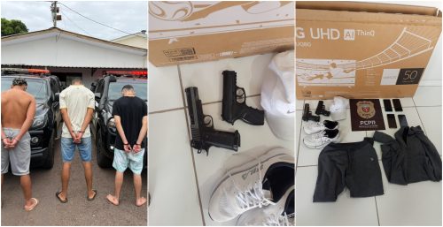 Suspeitos de assaltar e amarrar vítima em Céu Azul são detidos um dia após o crime