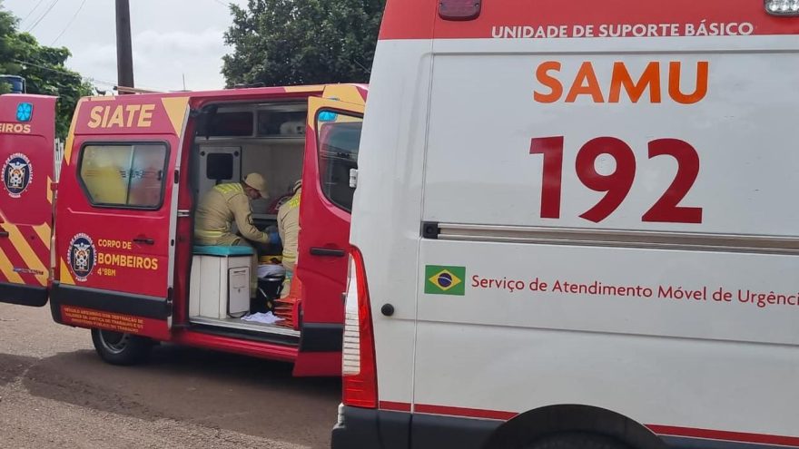 Idoso bate a cabeça e precisa ser avaliado pelo médico no Periolo