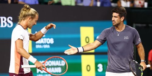Imagem referente a Rafael Matos e Orlando Luz vão às quartas de duplas do ATP de Munique