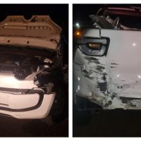Imagem referente a UP fica destruído em acidente com Fiat Toro entre Cascavel e Santa Tereza do Oeste